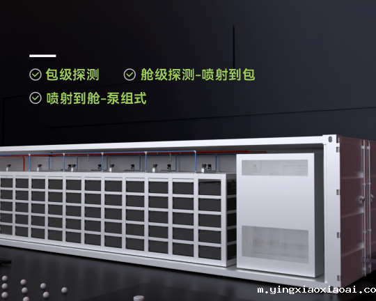 20尺液冷电池储能集装箱灭火系统方案